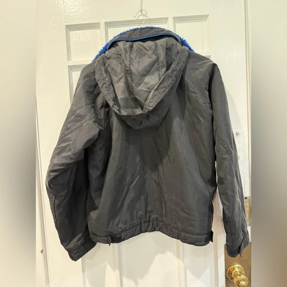 Black Jacket with Blue Lining